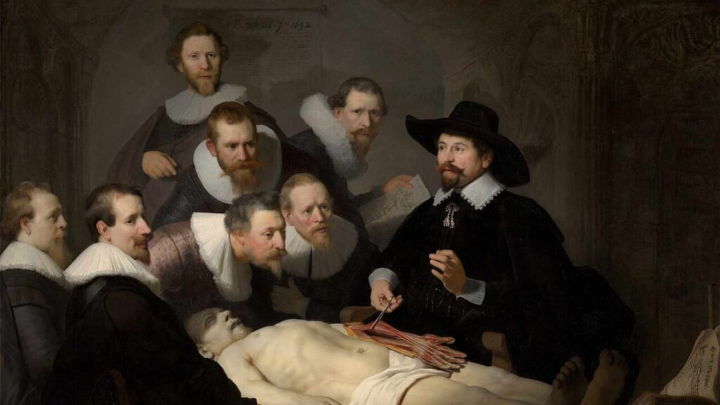 (The Anatomy Lesson of Dr. Nicolaes Tulp)